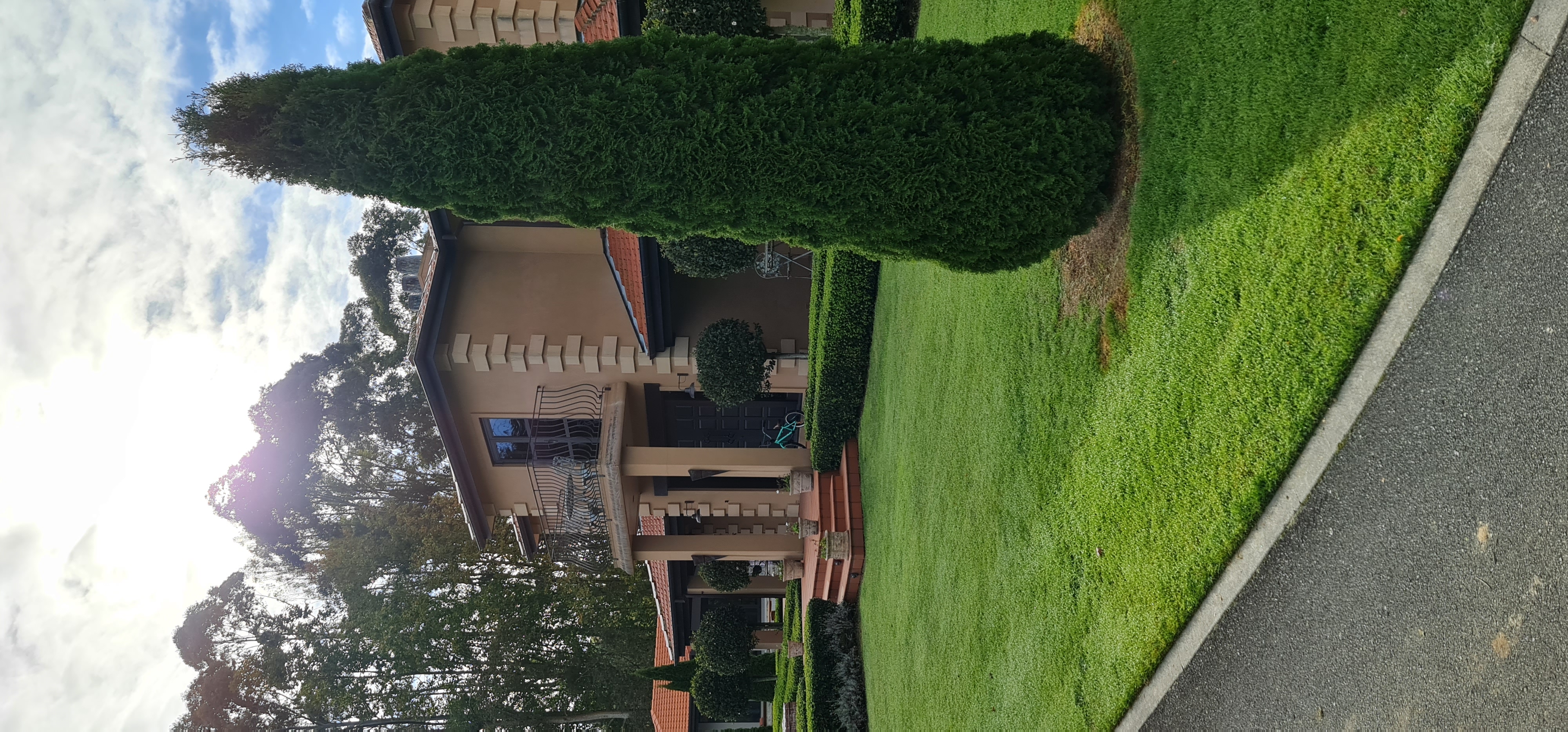 Exterior before